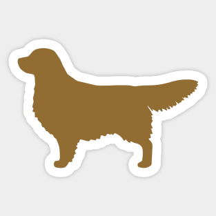 Golden Retriever Silhouette Sticker